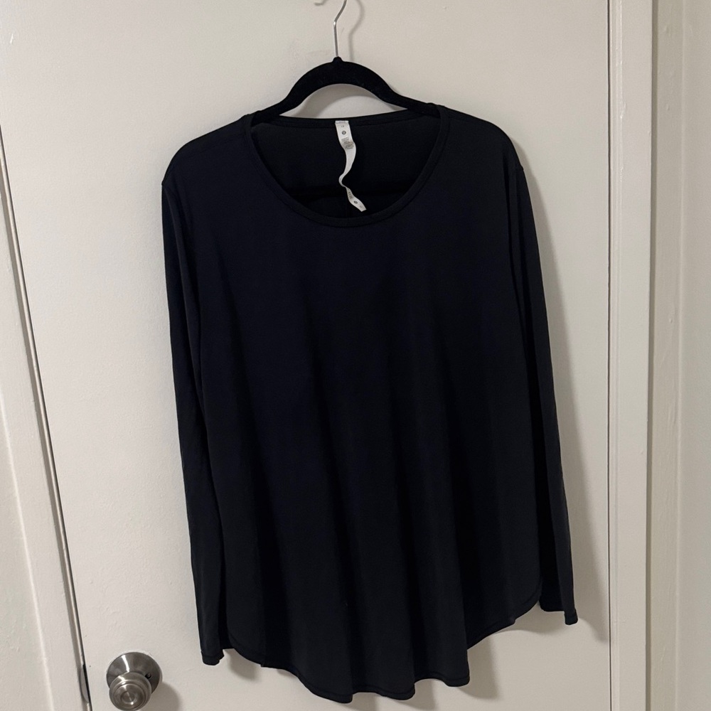 lululemon athletica Black Long Sleeve Tee